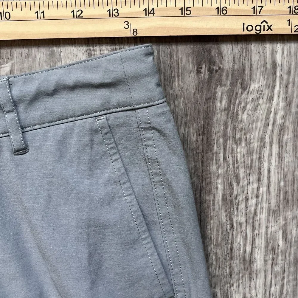 Faherty All Day Shorts Gray 28 Stretch Chino Performance Pockets Casual Shorts